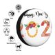 thumbnail image 4 of Fotbe 2025 New Year'S Funda de Llanta de Repuesto con Estampado, Engrosada, Ajuste Universal para Jeep, Remolque, RV, SUV, Camión-15 inch, 4 of 6
