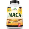 thumbnail image 1 of Suplemento NaturaLife Labs de raíz de maca orgánica 150 cápsulas, 1 of 5