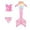 Pink, variant on shqvo Girls Bathing Suit 3PCS Hot Spring Bikini Swimsuits with Fish Tail Kids Beach Set for Girl 4-13Y
