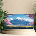 thumbnail image 6 of 1 Pcs 2D Flat License Plate Covers & Frames, Cherry Blossoms and For Decorative Front, Waterproof For Decoration Aluminum License Plate Covers & Frames Cover For Men Women, 12" X 6", 6 of 7