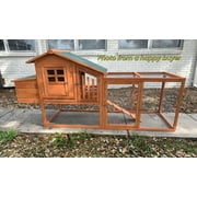 86 Large Solid Wood Chicken Coop House Run Cage Nesting Box