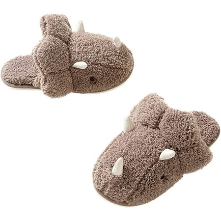 

PIKADINGNIS Women Cute Cartoon Warm Slippers Cozy Memory Foam Non-Slip Home Shoes Soft Plush Slip On Animal Slipper Indoor Outdoor