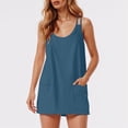 thumbnail image 4 of Womens Short Sets 2 Piece Sets for Women Summer Sets for Women Ladies Fashionable Casual Top Solid Color Pocket Top and Shorts Set Summer Outfits, 4 of 8