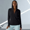 thumbnail image 7 of Women's Sun Protection Jacket Full Zipper Long Sleeve UV Hoodie Shirts Outdoor Athletic Jacket with Pocket Black XL(XL), 7 of 7
