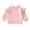 Pink, variant on WOYY Girls Sweatshirt Solid Ruffle Crewneck Fall Winter Pullover Top