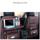 thumbnail image 2 of Riwesomey Auto asiento trasero organizador vehículo silla teléfono tableta beber botella titular almacenamiento bolsa de bolsillo Ventana automotriz Versión de actualización de color café, 2 of 8