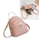 thumbnail image 5 of Mochila pequeña Vevor, colgante de cisne bordado, doble capa, color rosa, tamaño libre, 5 of 5