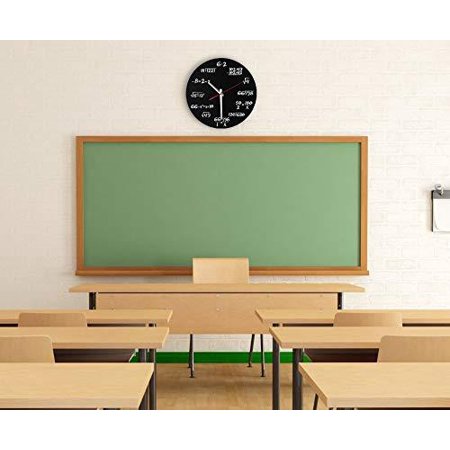Decodyne Math Clock - Unique Wall Clock - Each Hour Marked By a Simple ...