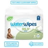 WaterWipes Plastic-Free Textured Clean, Toddler & Baby Wipes, 99.9% Water Based Wipes, Fragrance-Free for Sensitive Skin, 240 Count (4 Packs)