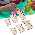 thumbnail image 1 of Wood Cat Cutout, Cat Cutout Exquisite Unpainted 6Pcs  for Party Decoration, 1 of 7