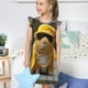 thumbnail image 4 of Balery Heavy Metal Style Guinea Pig Camisón de princesa para niñas, pijama de algodón con mangas abullonadas, suave y bonito.-Large, 4 of 6