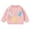 Pink, variant on Rggeeun Baby Girls Sweaters Easter Multicolor Bunny Embroidered Knit Crew Neck Three Quarter Sleeve Cartoon Cute Wear For Kids Soft Spring And Fall Sweet Tops,Pink,6-9 Months