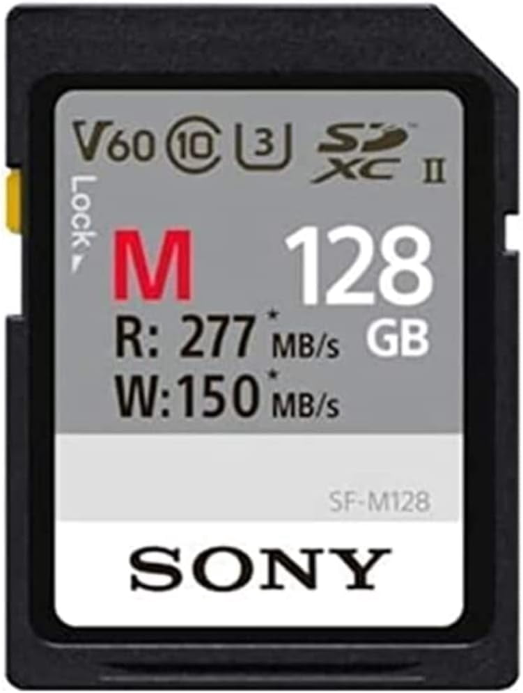■ソニー　SF-128UX2B SDXCカード 128GB CLASS10 Sony M Series SDXC UHS-II Card 128GB, V60, CL10, U3, Max R277MB/S
