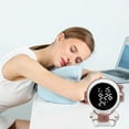thumbnail image 6 of Kugisaki Alarm Clock with Temperature Display & Nightlight Unique Cute Shape Modern Electronic Clock for Bedroom Home, 6 of 7