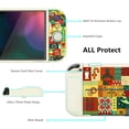 thumbnail image 5 of PlayVital ZealProtect Soft Protective Case for Nintendo Switch OLED, Flexible Protector Joycon Grip Cover for Nintendo Switch OLED w/Thumb Grips & ABXY Direction Button Cap - Christmas Wrap, 5 of 8