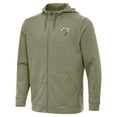 thumbnail image 2 of Men's Antigua Olive Tampa Bay Buccaneers Effortless Full-Zip Hoodie Jacket, 2 of 4