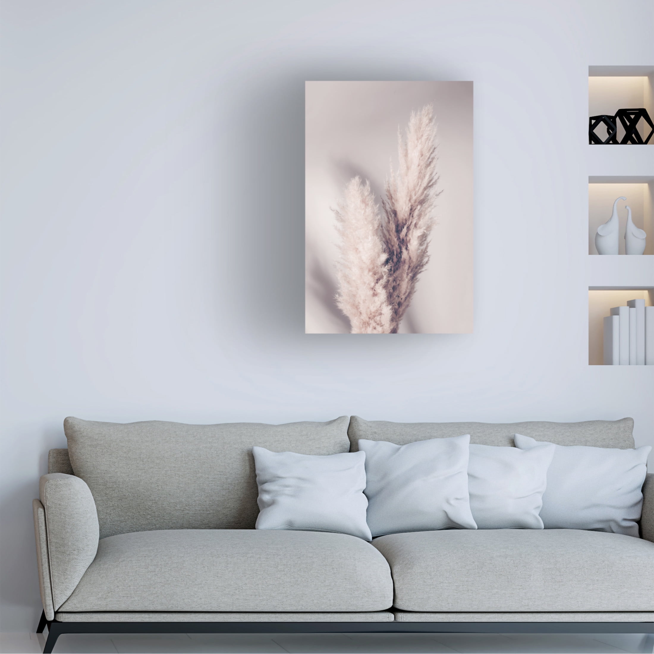 Pictufy Studio III 'Pampas Grass' Canvas Art - 30 x 47 Inches