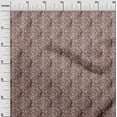 thumbnail image 3 of oneOone Silk Tabby Brown Fabric Asian Craft Projects Decor Fabric Printed By The Yard 42 Inch Wide, 3 of 5