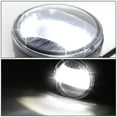 thumbnail image 3 of DNA Motoring FL-ZTL-345-CH For 2005 to 2020 Acura Honda Ford Lincoln Infiniti Nissan Subaru Clear Lens OE Style LED Projector Fog Lights 06 07 08 09 10 11, 3 of 6