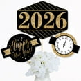 thumbnail image 2 of Big Dot of Happiness New Year's Eve - Gold - 2026 New Years Eve Party Centerpiece Sticks - Table Toppers - Set of 15, 2 of 7