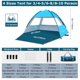 thumbnail image 2 of Carpa de playa COMMOUDS N1 para 3 a 10 personas con protección solar UPF 50+, 2 of 7