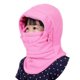 thumbnail image 4 of Pasamontañas para niños con capucha, máscara facial de esquí, calentador de cuello, forro polar de invierno, 4 of 8