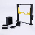thumbnail image 6 of Garage Lift Stand Maintenance Tool Set Scale Car Lift Model PP Construction for Hobbyist Diorama Scenes, 6 of 6