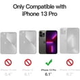 thumbnail image 7 of for iPhone 13 Pro Phone Case, iPhone 13 Pro  Case [Compatible with Magsafe] Translucent Matte Shockproof Women Men Girl Protective Case Cover for iPhone 13 Pro (ONLY) 6.1", Light Purple, 7 of 7