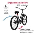 thumbnail image 5 of 26-Inch Step-Through Cruiser Bike, Tracer ACE, Matte Black, Coaster Brake, 5 of 10