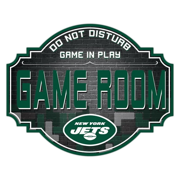 New York Jets 12'' Game Room Tavern Sign
