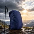 thumbnail image 5 of Backpack Rain Cover, Waterproof 100% Polyester Protector with Adjustable Elastic Strap, Fits 20L-80L Backpacks for Hiking Cycling Commuting Travel Daily Use, 5 of 6