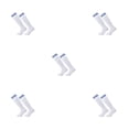 thumbnail image 1 of Calcetines deportivos Soidarity Para hockey y fútbol a rayas blancas, 1 of 6