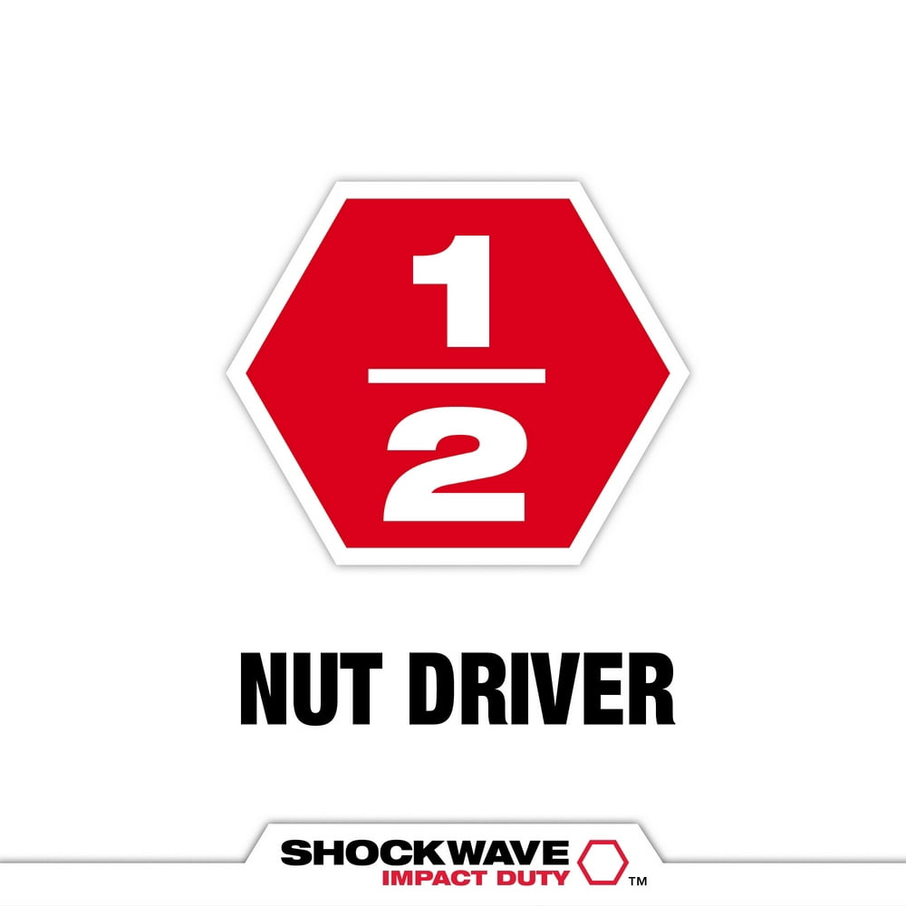 Milwaukee Tool SHOCKWAVE 2-9/16" Magnetic Nutdriver 1/4" (10 Pk)