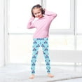 thumbnail image 5 of joogoo Girls' Leggings Shark and Hearts Yoga Pants 7-8T, 5 of 8