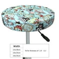 thumbnail image 4 of Rateoe pirate with funny animals Pattern Round Bar Stool Seat Covers,Washable Stool Cushion Slipcover Elastic Bar Chair Covers for 12-14 Inch Chair-13 inch, 4 of 7