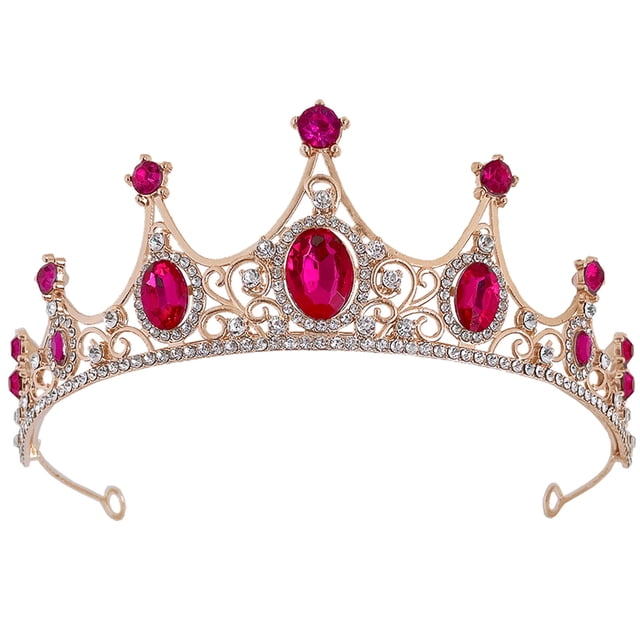 CIMAXIC Wedding Wedding Crown Bride Crown Rhinestone Crown Birthday Party Tiara Wedding Hair Accessory,5.91"X5.91"X1.97"