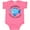 Hot Pink, variant on Inktastic Daddy's Fishing Buddy with Cute Blue Fish Boys or Girls Baby Bodysuit