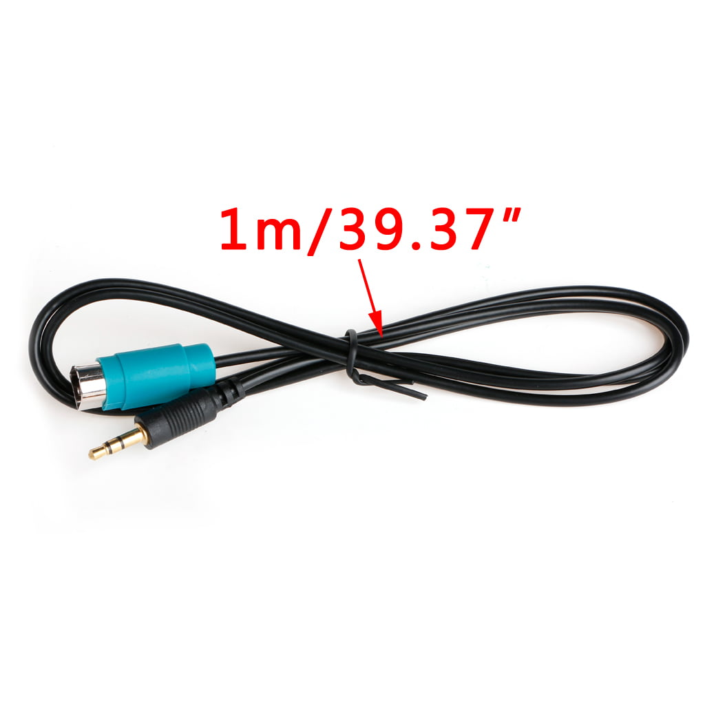 3.5mm AUX Interface Cable Adapter for Alpine CDE-9871/R/RR CDE-9873/E/RB 