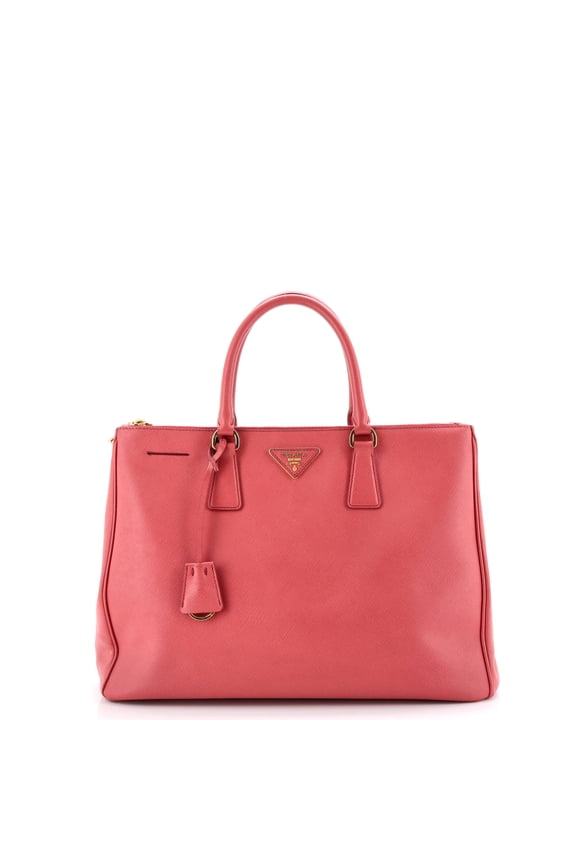 Pre-Owned Double Zip Lux Tote Saffiano Leather Large By Rebag