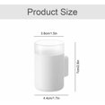 thumbnail image 2 of Soporte para cepillos de dientes eléctrico - Organizador de cepillos montado en la pared de 3 piezas Pegatinas de pared ABS blancas, adecuado para diámetro de mango <3,8 cm TUNC Sencillez, 2 of 5