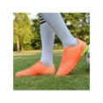 thumbnail image 6 of Ritualay Soccer Cleats for Boys Men Football Cleats Lace Up Soccer Shoes Football Shoes Sneakers Non Slip Training Shoes TF Cleats Orange 7.5, 6 of 9