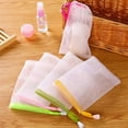 thumbnail image 3 of Exfoliates Bag Foaming Net Soap Saving Bag White Bag with Drawstrings, 3 of 8