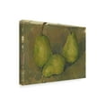 thumbnail image 2 of Trademark Fine Art 'Three Pears' Canvas Art by Paul Cezanne, 2 of 3