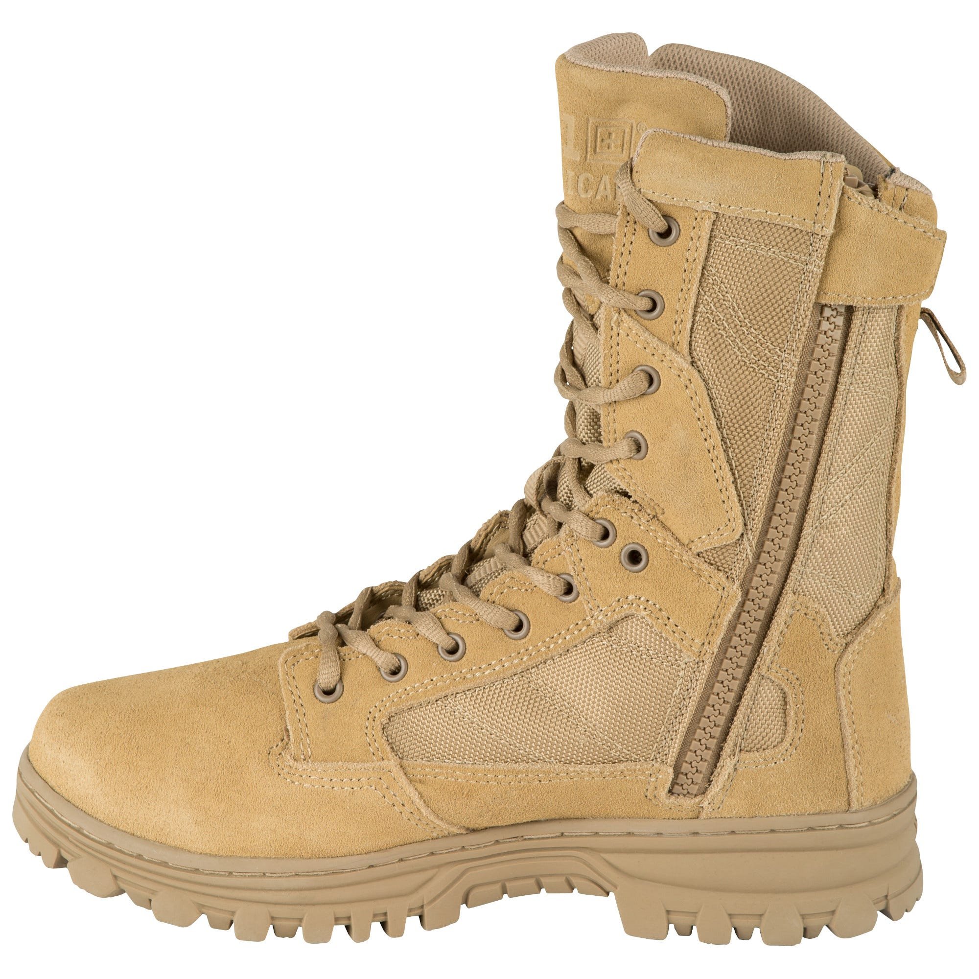 5.11 Work Gear EVO 8-Inch Waterproof Boots, Oil/Slip-Resistant, OrthoLite Insole, Coyote, 4/Regular, Style 12347 - image 4 of 4
