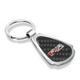 thumbnail image 2 of Ford F-150 FX4 Off Road Real Black Carbon Fiber Chrome Metal Teardrop Key Chain, 2 of 6