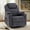 Grey, variant on VIVIJASON Manual Massage 360° Swivel and Heating Recliner, Gray