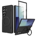 thumbnail image 1 of Magnetic Case for Samsung Galaxy Z Fold 7 with 360 Kickstand & Ring Holder - Full-Body Shockproof Protective Cover with Built-in Screen Protector & Hinge Protection, Slim Fit, 1 of 9
