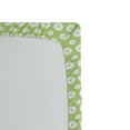 thumbnail image 2 of Ambesonne Retro Fitted Sheet, Inner Circles with Dots, Full Size, Pale Green and White, 2 of 2