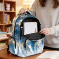 thumbnail image 5 of DISNIMO 17 Inch Kids School Backpack for Boys Lightning Wolf Print Lightweight Bookbag with Laptop Compartment, Side Pockets for Primary Middle Students, Daily Travel Use, 5 of 7