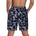 thumbnail image 2 of Haiem Love Butterflies Mens Swim Trunks with Compression Liner 2 in 1 Swimming Shorts Stretch Swimwear Quick Dry,Board Shorts-XX-Large, 2 of 9